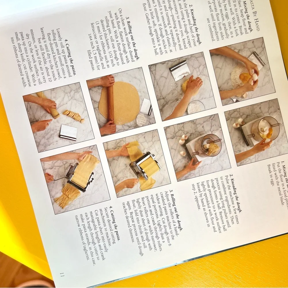 Vintage Retro 1990s Williams Sonoma Hardcover Pasta Cookbook